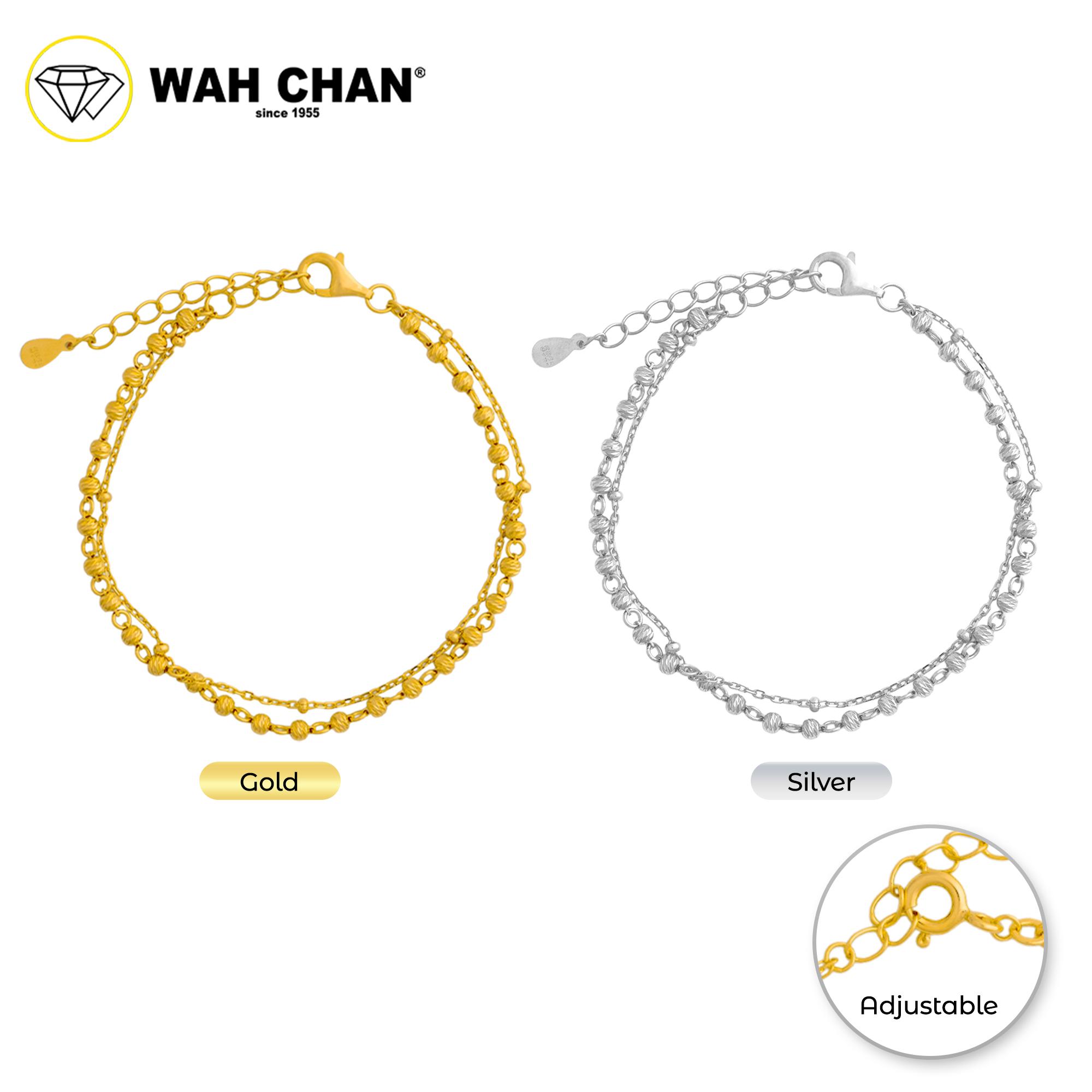 WAH CHAN S925 ITALIAN Silver Bracelet - Beads NSBCO1015