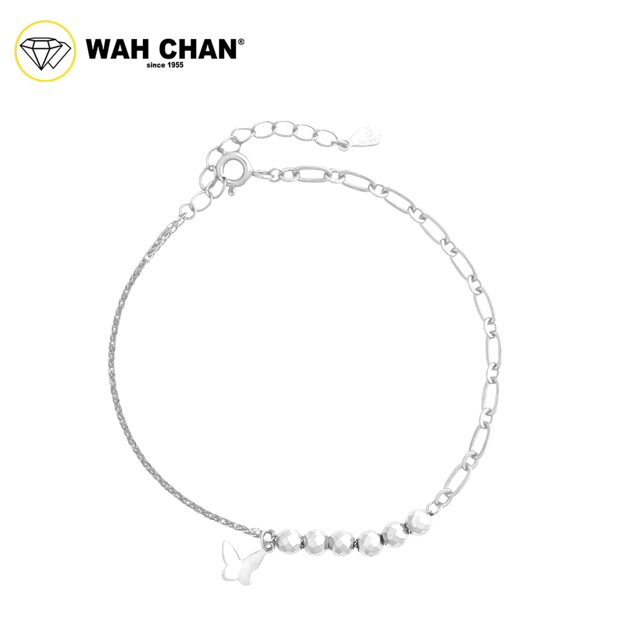 WAH CHAN S925 ITALIAN Silver Bracelet - Solid Butterfly NSBCO1014 - Image 3