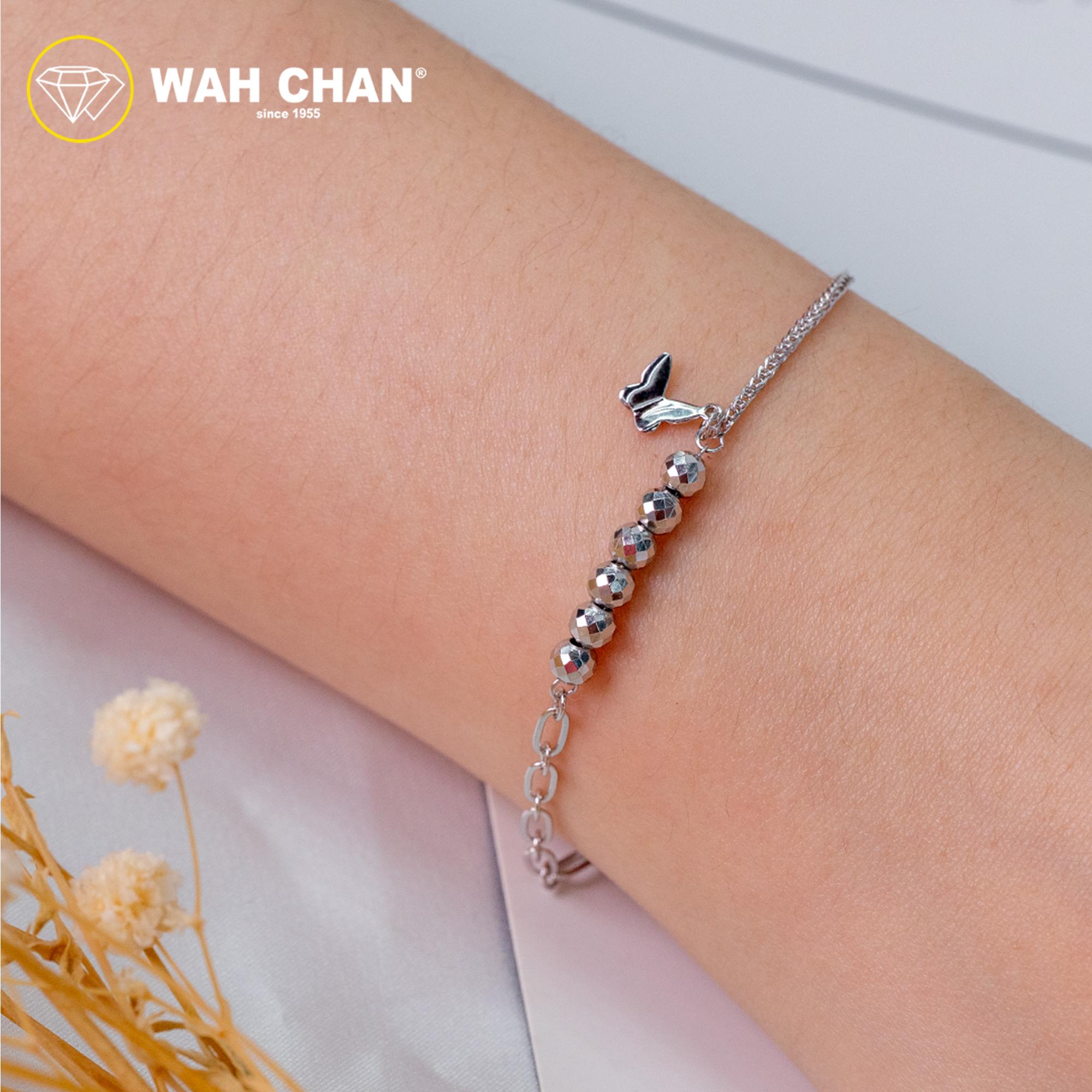 WAH CHAN S925 ITALIAN Silver Bracelet - Solid Butterfly NSBCO1014 - Image 5