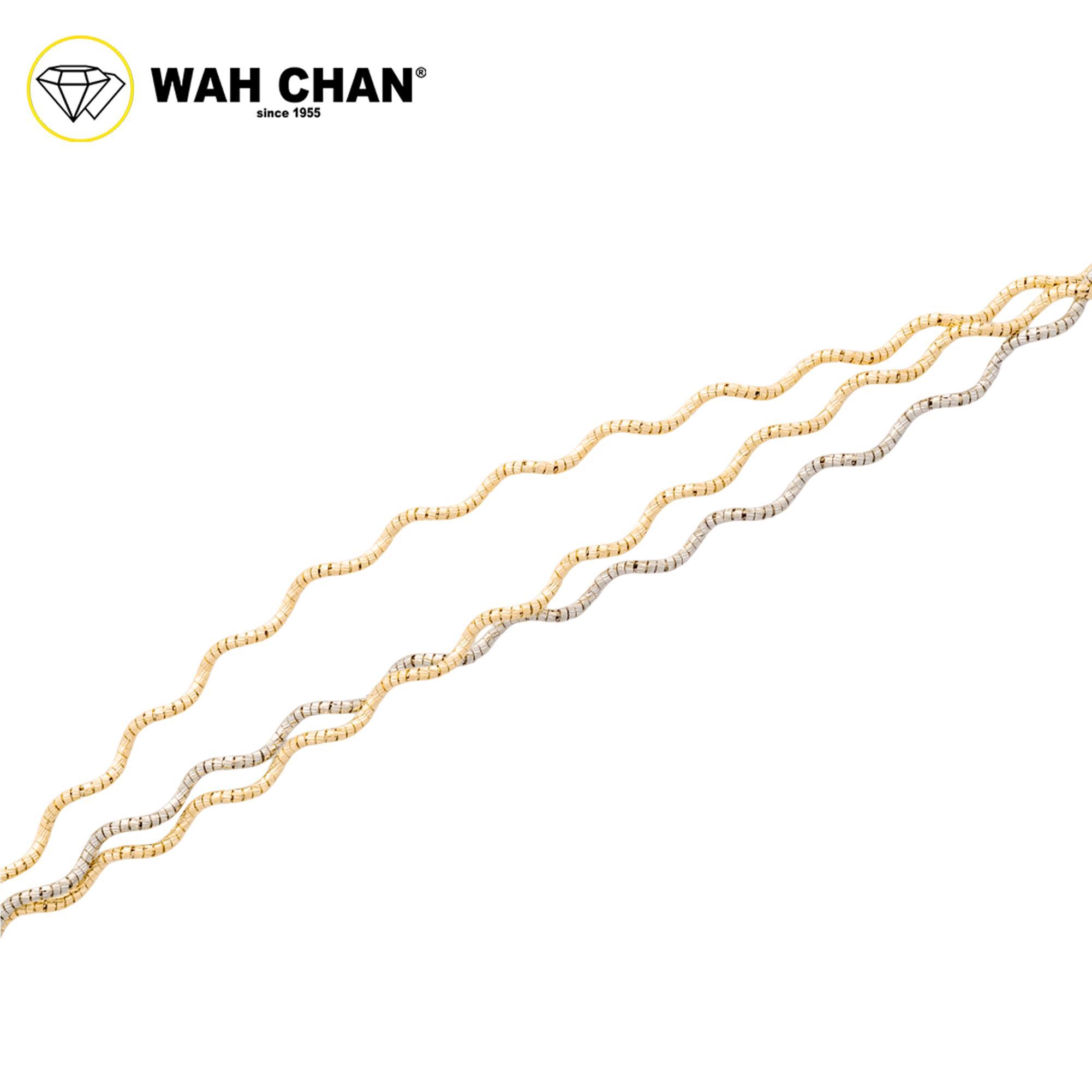 WAH CHAN S925 ITALIAN Silver Bracelet - Curly Rope NSBCM012-RHG - Image 2
