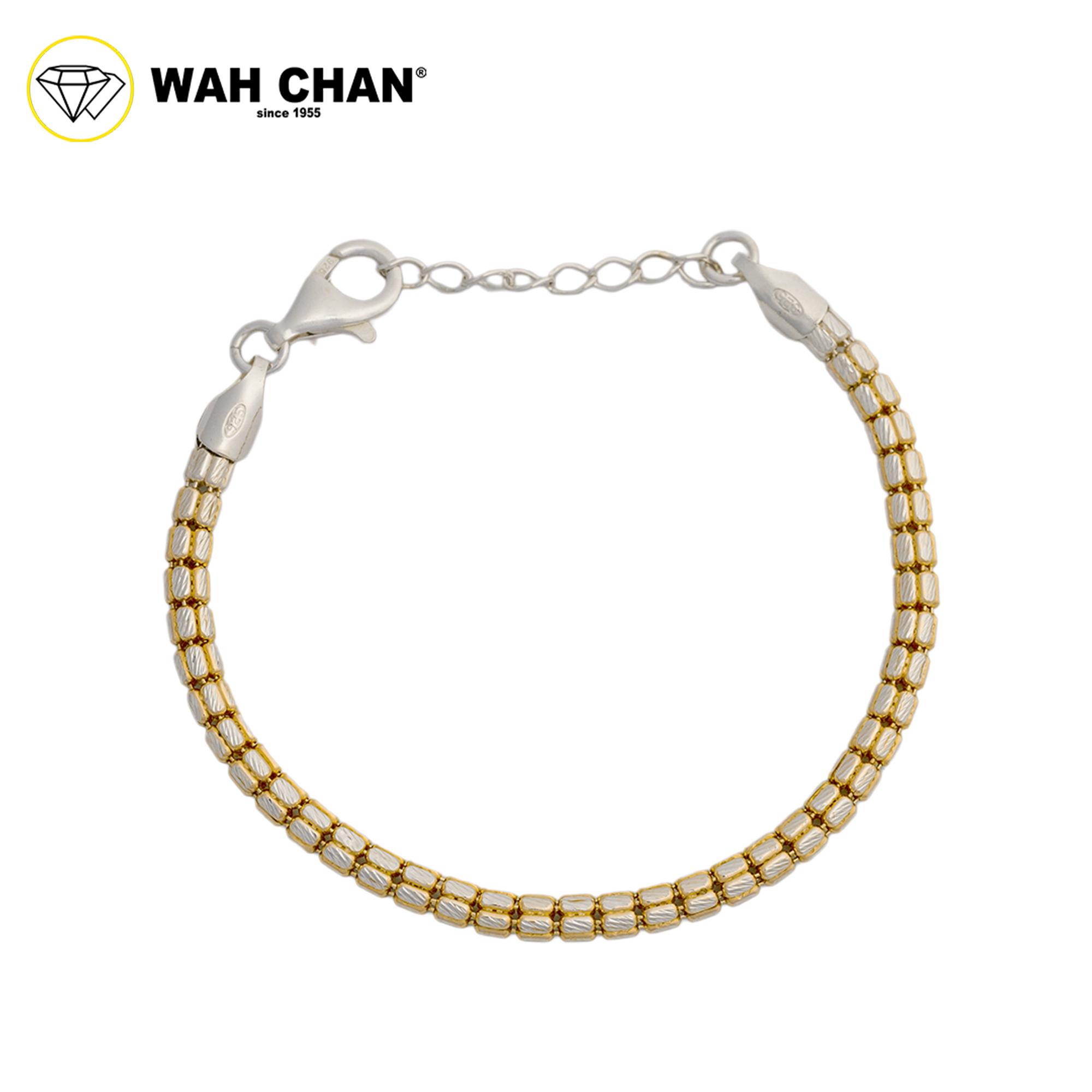 WAH CHAN S925 ITALIAN Silver Bracelet - Bamboo NSBKRZ001 - Image 2