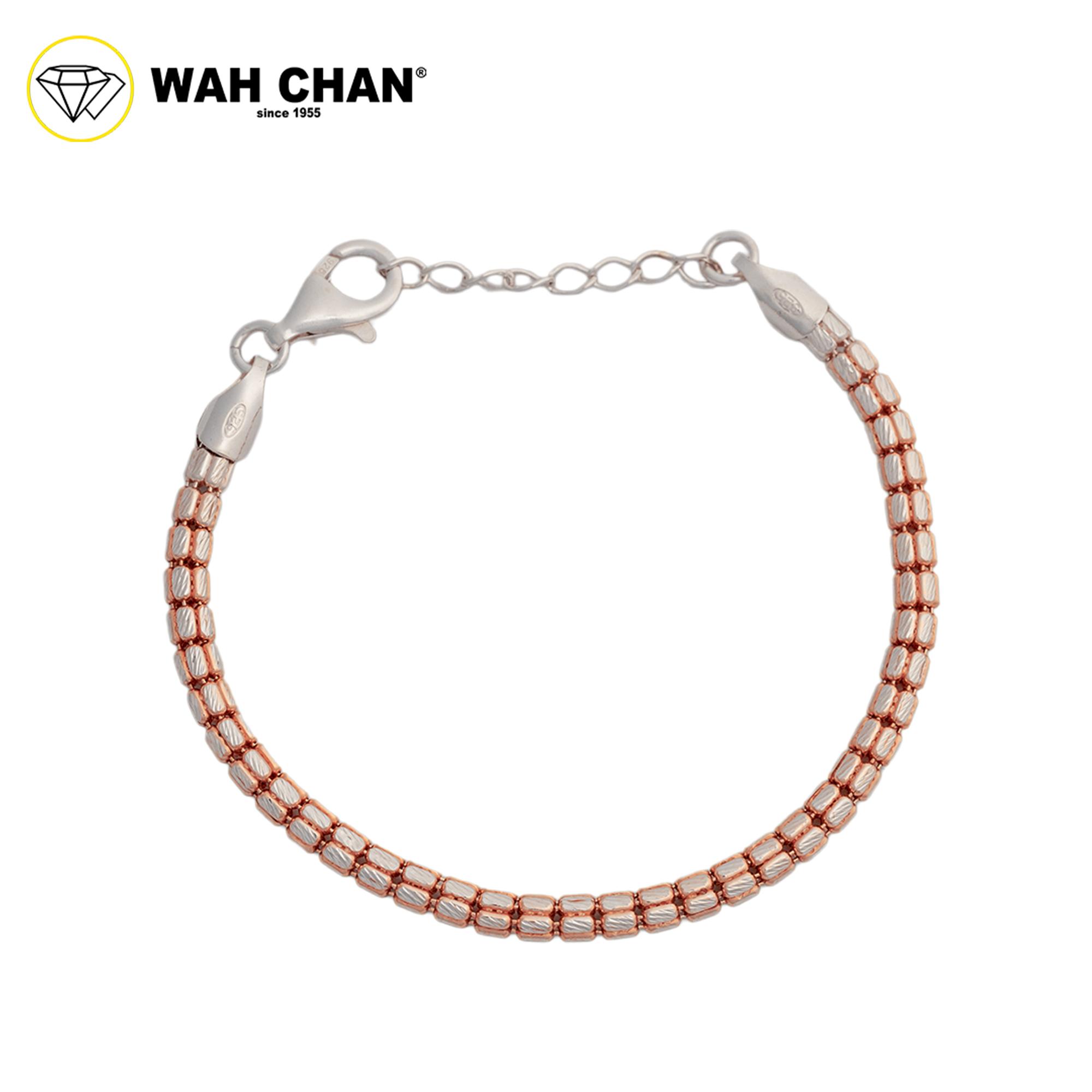 WAH CHAN S925 ITALIAN Silver Bracelet - Bamboo NSBKRZ001 - Image 4