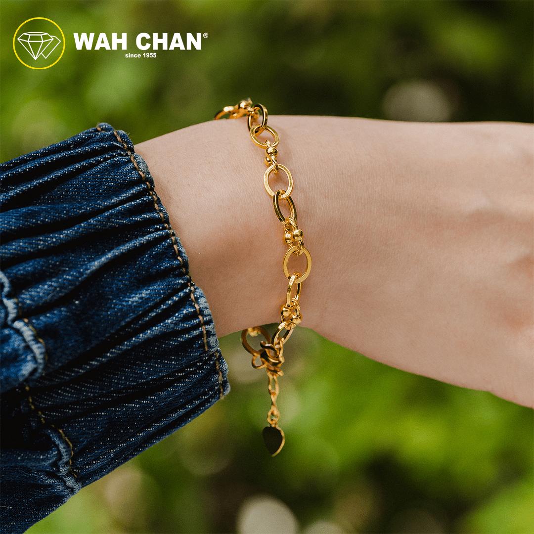 WAH CHAN 916 Gold Bracelet OSB1210 - Image 3
