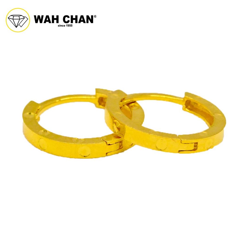 WAH CHAN 916 Gold Earrings - Sunset Earring OSE1154 - Image 2