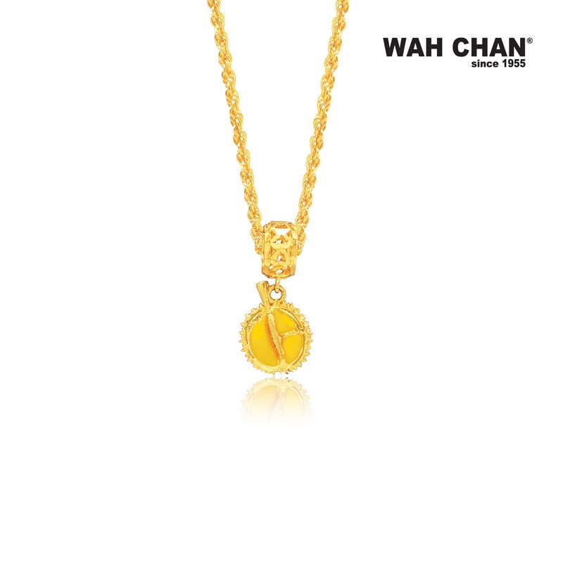 WAH CHAN 916 Gold Charm / Pendant - Durian (OSP1055)