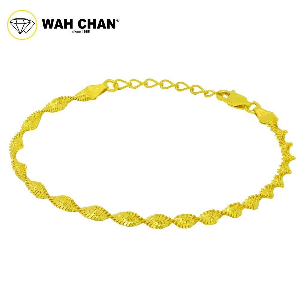 WAH CHAN S925 ITALIAN Silver Bracelet - Twisted Snake N2B00023 - Image 2