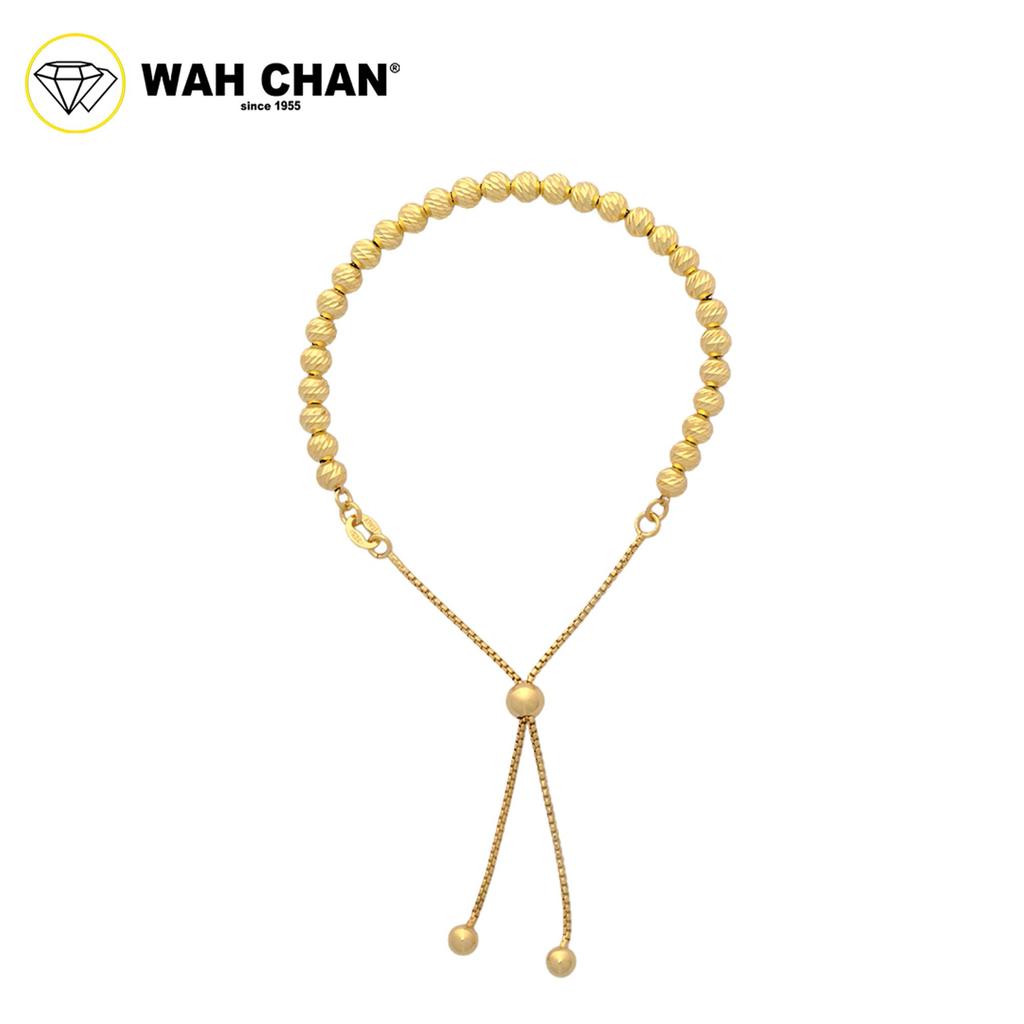 WAH CHAN S925 ITALIAN Silver Bracelet - Chaining Beads NSBCM019 - Image 2