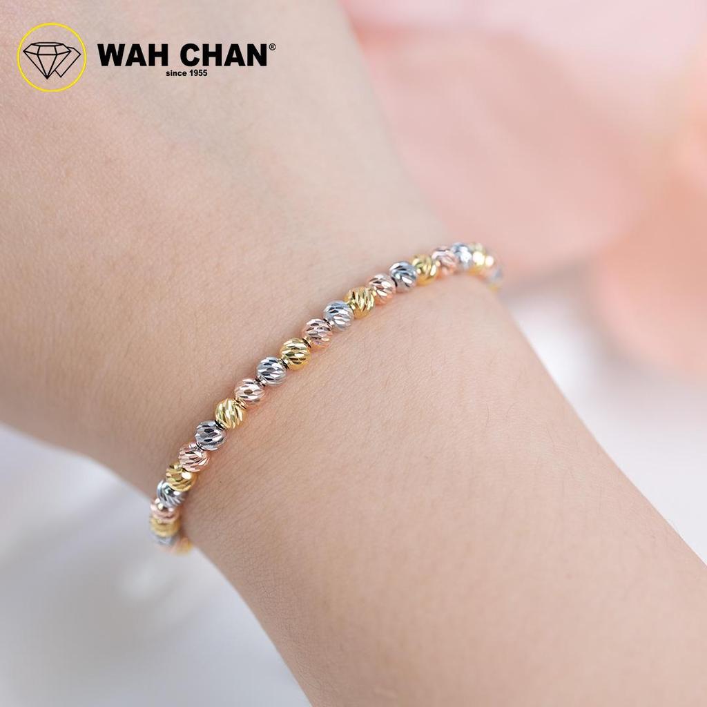 WAH CHAN S925 ITALIAN Silver Bracelet - Chaining Beads NSBCM019 - Image 4