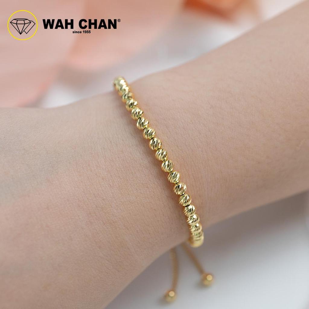 WAH CHAN S925 ITALIAN Silver Bracelet - Chaining Beads NSBCM019 - Image 5