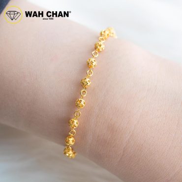 WAH CHAN 916 Gold Bracelet - Boba Star OSB1254