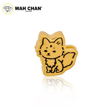WAH CHAN 999 Gold Pendant - Little Fox B55