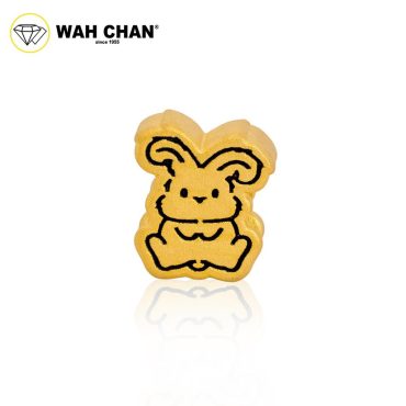 WAH CHAN 999 Gold Pendant - Little Bunny B57