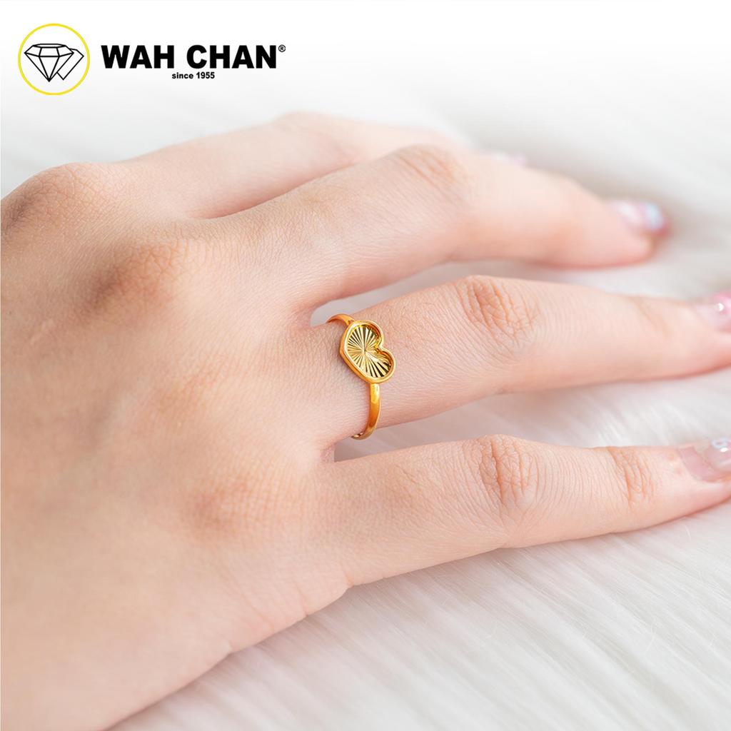 WAH CHAN 916 Gold Ring - Cincin Love OSR1105