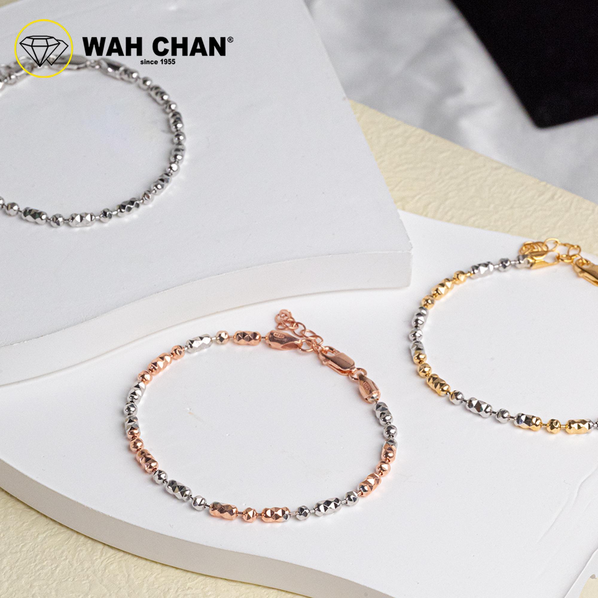 WAH CHAN S925 ITALIAN Silver Bracelet - Biji Sawi Padu NSBLV001