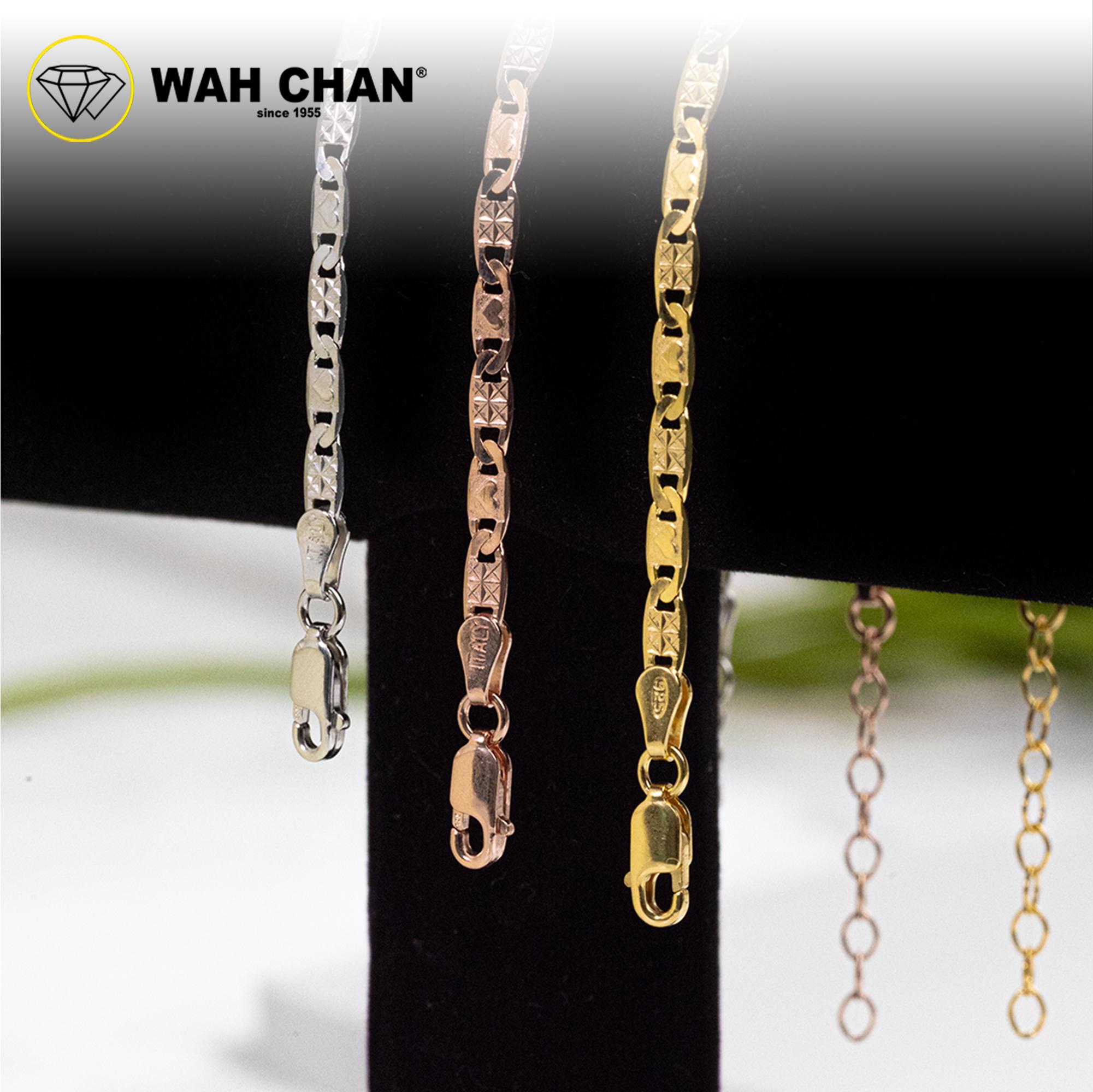 WAH CHAN S925 ITALIAN Silver Bracelet - Anchor Love Link 3C NSBLV008 - Image 5