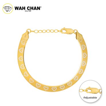 WAH CHAN S925 ITALIAN Silver Bracelet - Love Snake NSBLV009