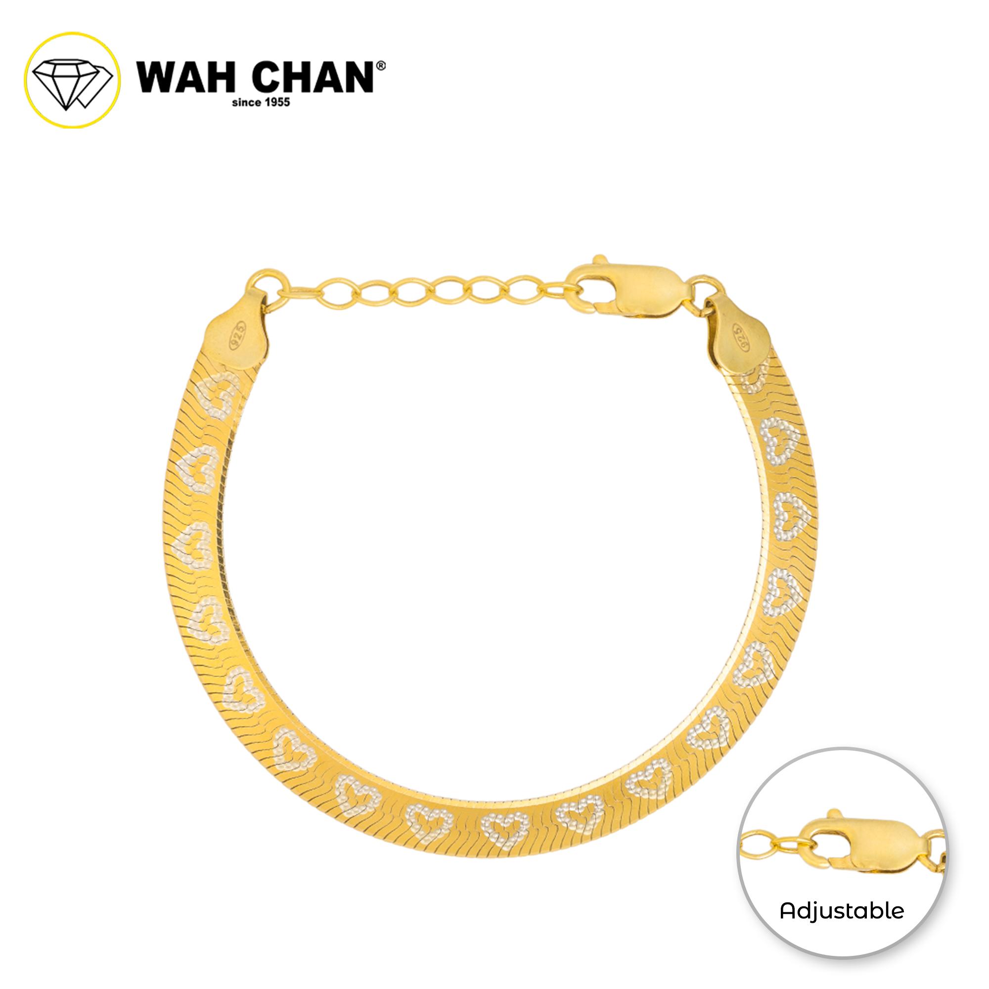 WAH CHAN S925 ITALIAN Silver Bracelet - Love Snake NSBLV009