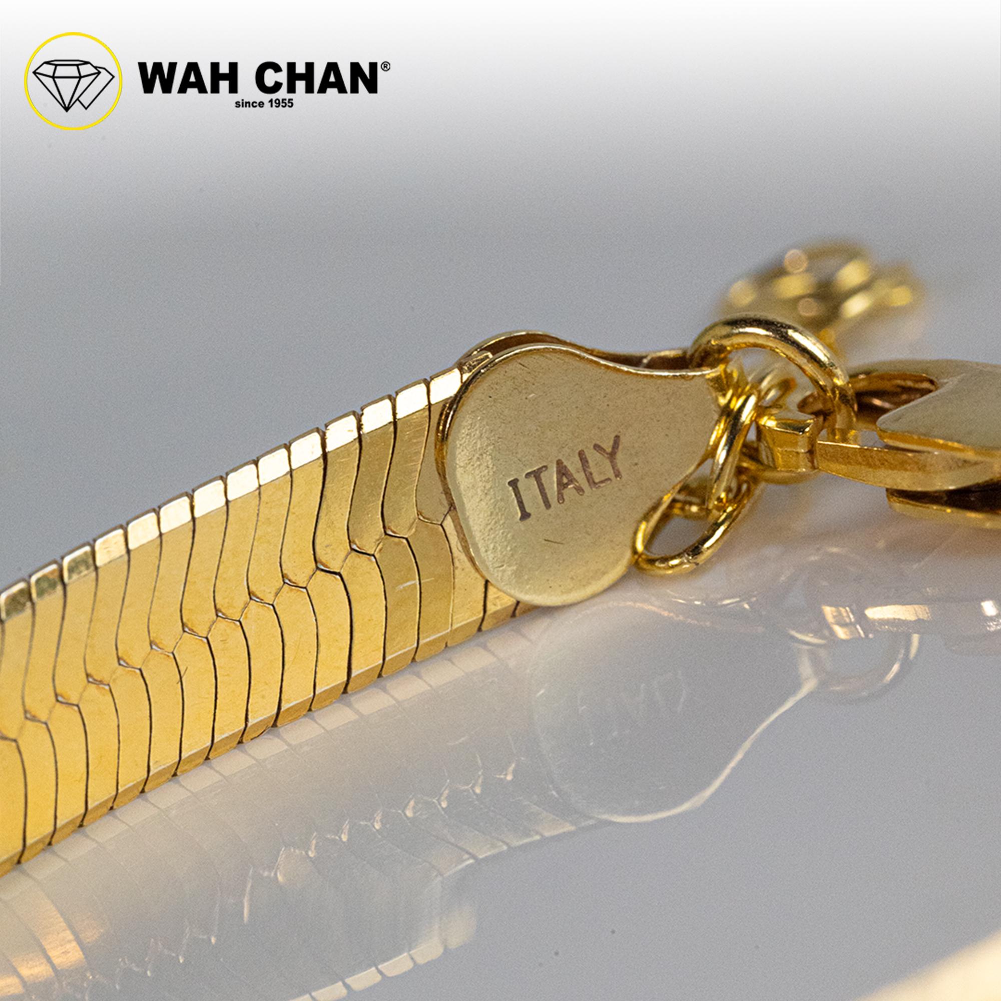 WAH CHAN S925 ITALIAN Silver Bracelet - Love Snake NSBLV009 - Image 5