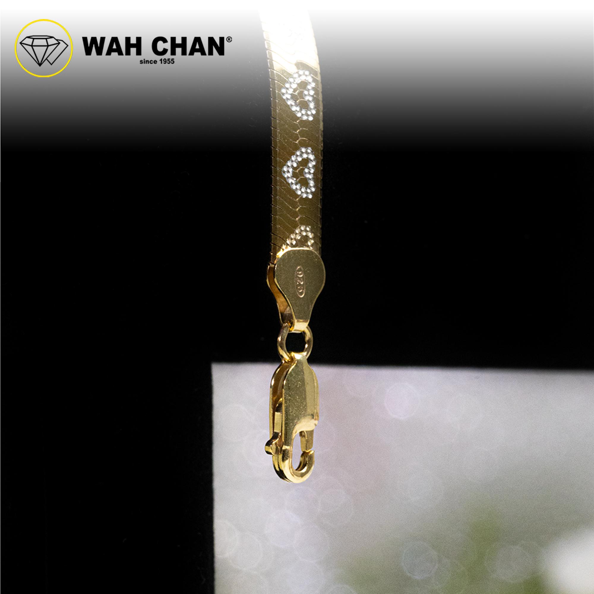 WAH CHAN S925 ITALIAN Silver Bracelet - Love Snake NSBLV009 - Image 6