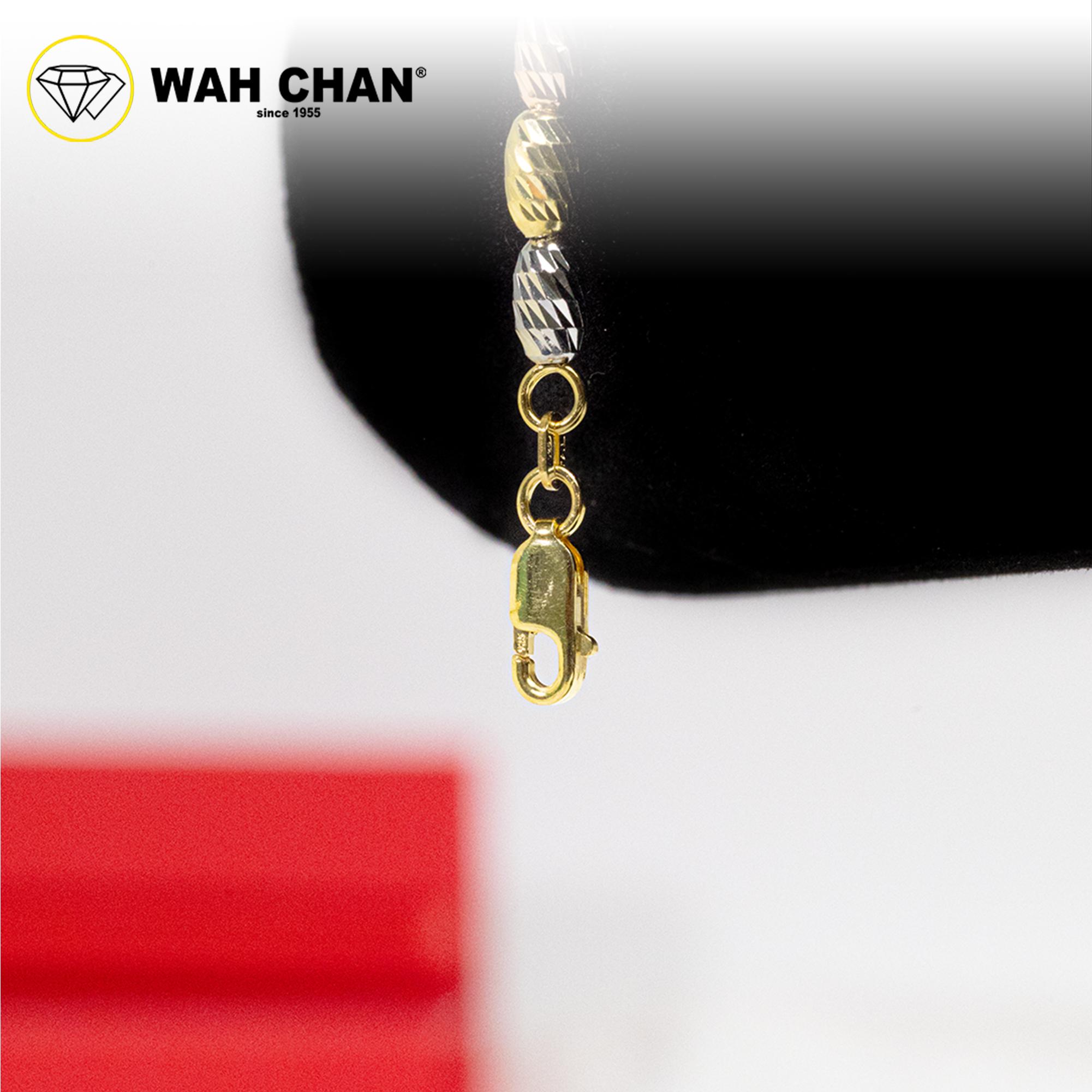 WAH CHAN S925 ITALIAN Silver Bracelet - Biji Beras 3C NSBLV010 - Image 5