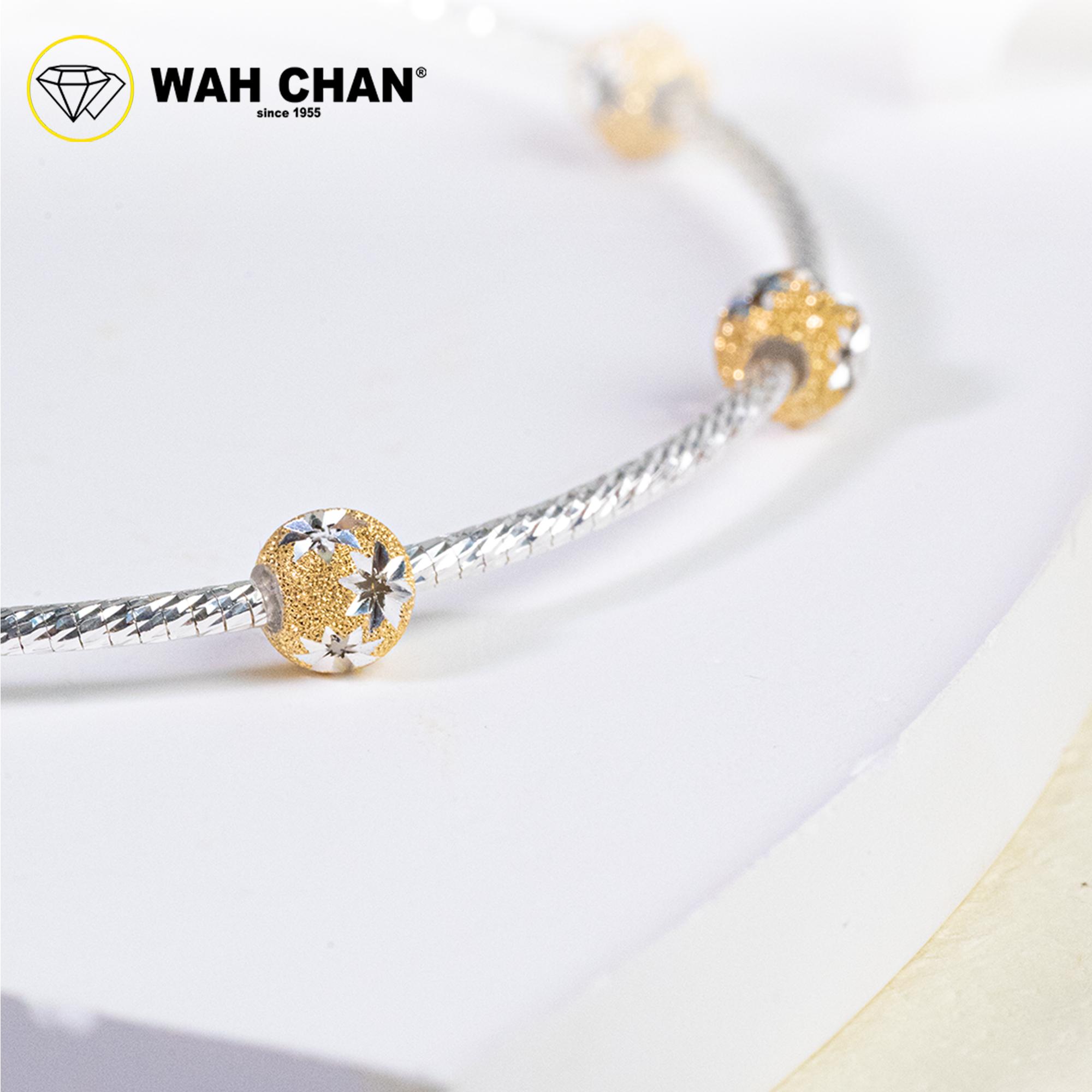 WAH CHAN S925 ITALIAN Silver Bracelet - Boba Starburst XL NSBLV015 - Image 3