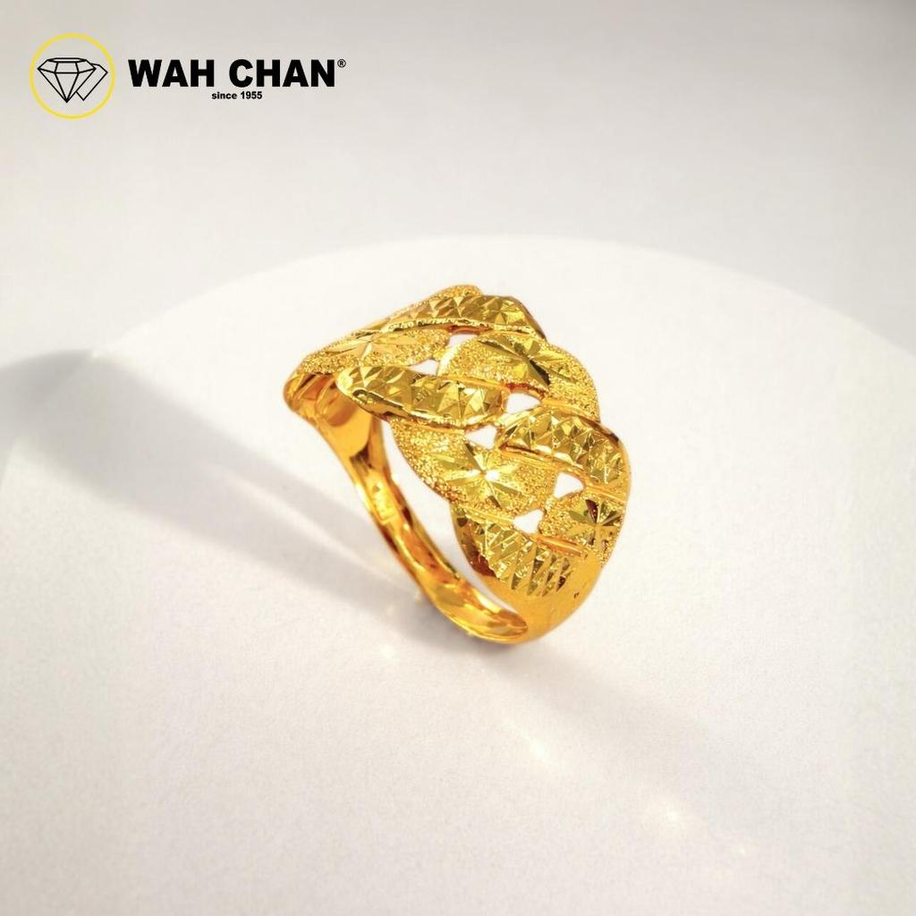 WAH CHAN 916 Gold Ring - Cincin Gajah Pasir Bajet OSR1108