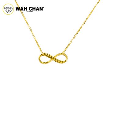 WAH CHAN 916 Gold Necklace - OSC1071 Infinity Love Necklace