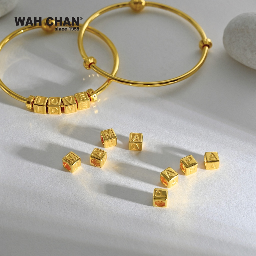 916 Gold Bangle - Plain Shiny Design OSG1001Z