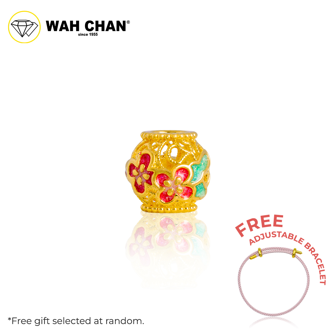 BUNDLE EXCLUSIVE - WAH CHAN 916 Gold Pendant - Flower OSP1360