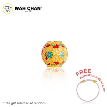 BUNDLE EXCLUSIVE - WAH CHAN 916 Gold Pendant - Floral Flowers OSP1362